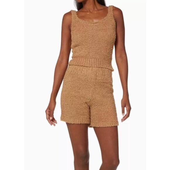 Skims cozy knit tank top in camel size S/M - Picture 1 of 5